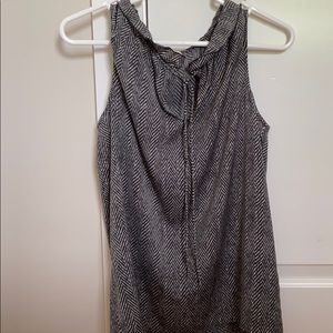 Grey patterned J Crew tank